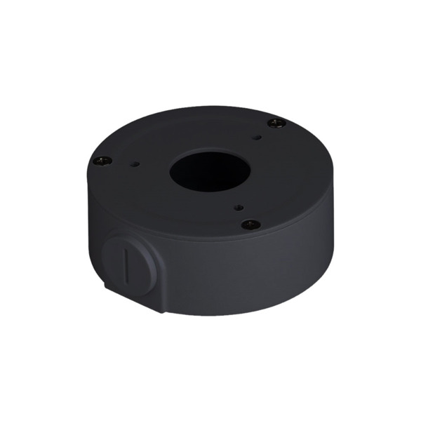 Dahua DAHUA-4539 DH-PFA134-B Base de conexiones Dahua. Color negro. Fabricada en aluminio y acero SECC. Capacidad de carga de 1