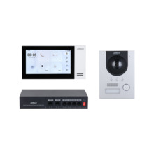 Dahua DAHUA-4603 DHI-KTP01L(S) <strong>Kit de videoportero IP Dahua compuesto por:</strong>. 1x videoportero IP DHI-VTO2201F-P-S