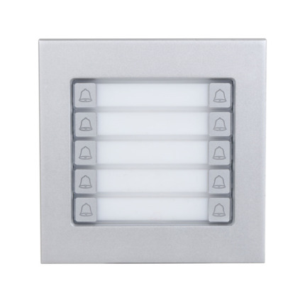 Comprar Dahua DAHUA-4781 DHI-VTO4202F-MDB10 Módulo de diez botones Dahua para videoporteros IP VTO. Carcasa de aleación de aluminio. Alimentación 5 VDC desde otros módulos. Instalación empotrada o en superficie. Protección IK07. Protección IP65. Certific