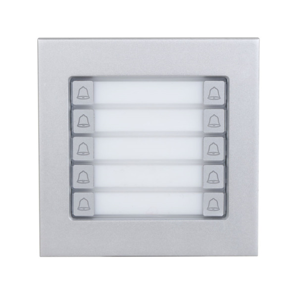 Dahua DAHUA-4781 DHI-VTO4202F-MDB10 Módulo de diez botones Dahua para videoporteros IP VTO. Carcasa de aleación de aluminio. Ali