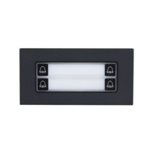 Dahua DAHUA-4789 DHI-VTO4103FB-MDB4 Módulo pulsador Dahua con 4 botones mecánicos en acabado negro. Diseñado para sistemas modul
