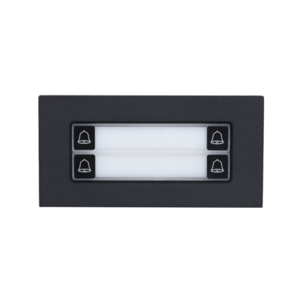 Comprar Dahua DAHUA-4789 DHI-VTO4103FB-MDB4 Módulo pulsador Dahua con 4 botones mecánicos en acabado negro. Diseñado para sistemas modulares VTO4100. Carcasa metálica de aluminio. Protección IP65 e IK07. Alimentación desde módulos principales. Instalació