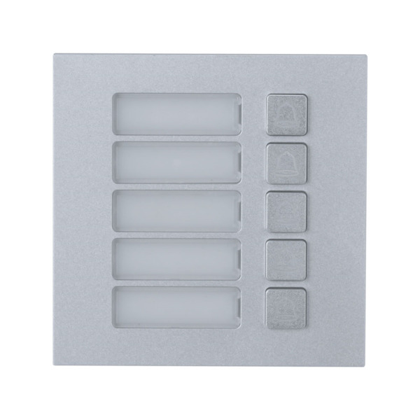 Dahua DAHUA-4803 DHI-VTO4103F-MB5 Módulo Dahua con cinco botones mecánicos. Cuerpo de aluminio. Protección IP65 e IK07. Instalac