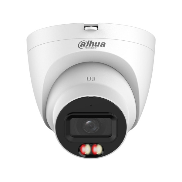 Dahua DAHUA-4836 DH-IPC-HDW21249TP-S-IL-0280B Domo IP Dahua de 12MP. Óptica fija de 2,8 mm. Iluminación IR y luz blanca hasta 30