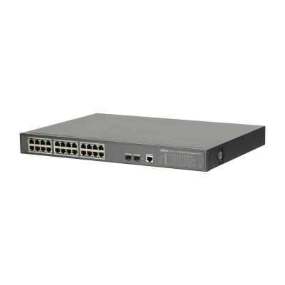 DAHUA - DH-PFS4226-24GT-360 - 26-PORT MANAGED GIGABIT SWITCH WITH 24-PORT POE (1)