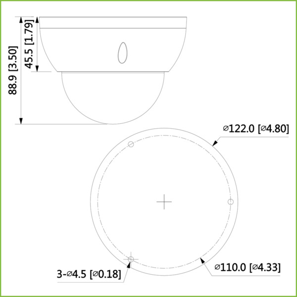 Dahua HAC-HDBW1500R-Z Domo HDCVI 5M DN ICR DWDR IR30m 0Lux 2.7-12mm VFM IP67 IK10 (1)