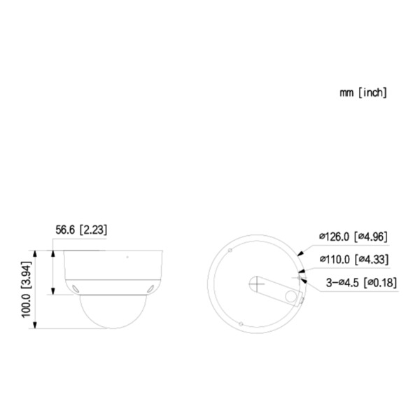 Dahua HAC-HDBW1801RA-Z-A Domo HDCVI 4EN1 4K DN ICR WDR IR60m 2.7-13.5VFM IP67 IK10 MIC (2)