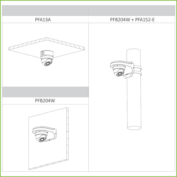 Dahua HAC-HDW1200M-0280B-B MiniDomo HDCVI 4EN1 2M 1080P DN ICR IR30m 0Lux 2.8mm IP67 Color Negro (2)