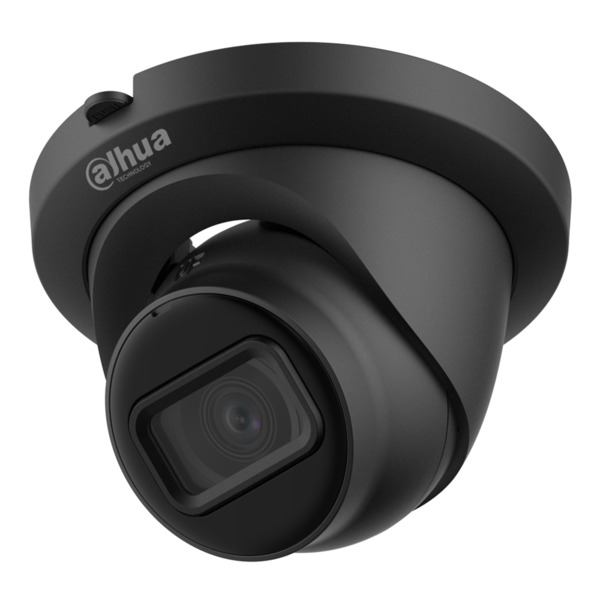 Dahua HAC-HDW1231TLMQ-0280B-B MiniDomo HDCVI 4EN1 2M 1080P WDR Starlight IR30m 2.8mm IP67 Quick-to-install. Color Negro