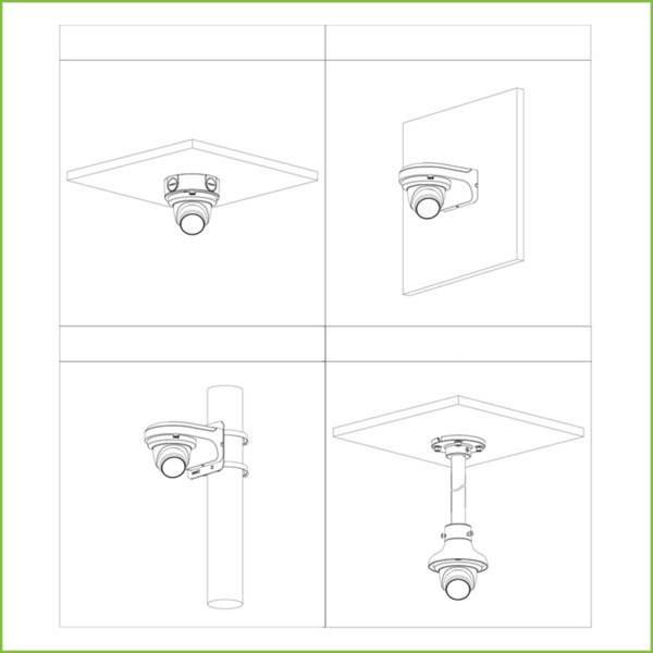 Dahua HAC-HDW1231TLMQ-0280B MiniDomo HDCVI 4EN1 2M 1080P WDR Starlight IR30m 2.8mm IP67 Quick-to-install (3)