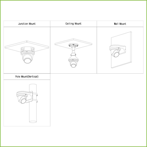 Dahua HAC-HDW1231TMQ-A-0280B MiniDomo HDCVI 4EN1 2M 1080P WDR Starlight IR60m 2.8mm IP67 MIC Quick-to-install (3)