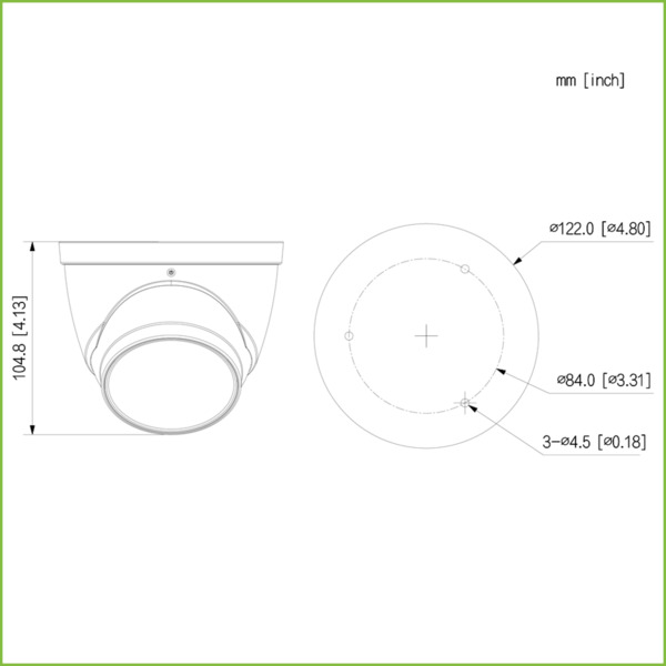 Dahua HAC-HDW1509T-Z-A-LED MiniDomo HDCVI 4EN1 5M FULL COLOR WDR Starlight LED40m 2.7-13.5mm VFM IP67 AUDIO MIC (2)