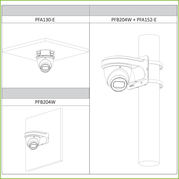 Dahua HAC-HDW2249T-A-LED MiniDomo HDCVI 4EN1 2M 1080P FULL COLOR WDR Starlight LED40m 3.6mm IP67 AUDIO MIC (2)