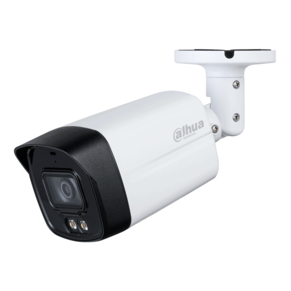 Dahua HAC-HFW1239TLM-IL-A-0280B Tubular HDCVI 4EN1 2M 1080P FULL COLOR WDR Iluminación Dual LED40m/IR40m 2.8mm IP67 MIC