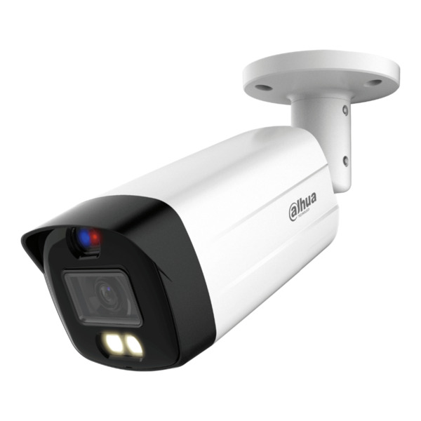 Dahua HAC-ME1509TH-A-PV-0360B-S2 Tubular HDCVI TiOC 4EN1 5M WDR Iluminación Dual LED40m/IR40m 3.6mm IP67 MIC