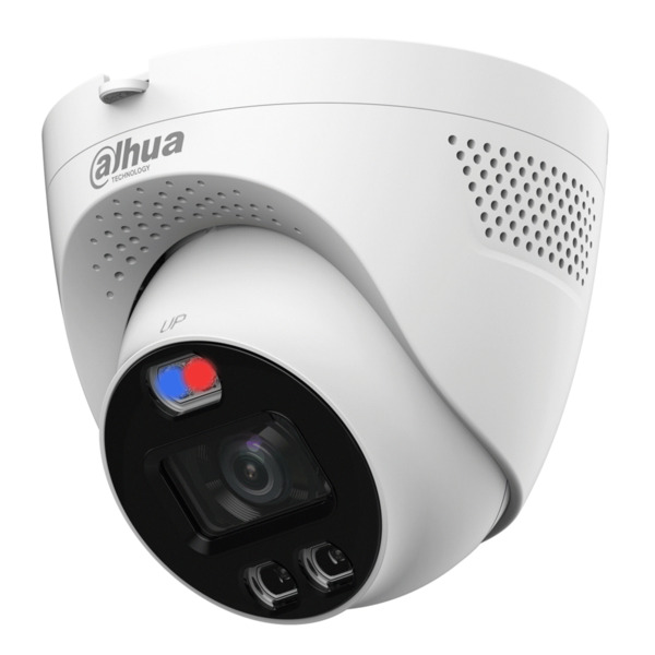 Dahua HAC-ME1809TQ-A-PV-0280B-S2 Domo HDCVI TiOC 2.0 4EN1 4K WDR IR40m 2.8mm IP67 Disuasión activa Quick-to-install