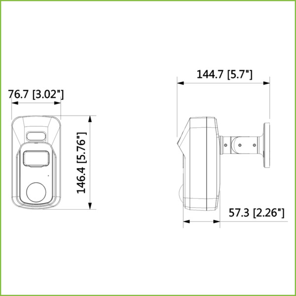 Dahua HAC-ME2241C Cámara PIR HDCVI 2M 1080P con disuasión activa con alarma de luz blanca y sirena 2.8mm IP67 MIC (1)