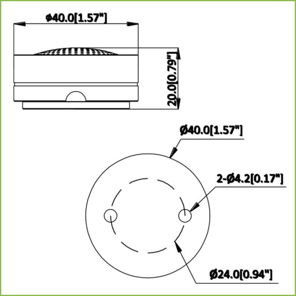 Dahua HAP120 Micrófono Omni-direccional Alta Fidelidad para Superfície (1)