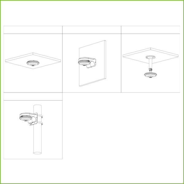 Dahua IPC-EW5541-AS FishEye H265 5M DN WDR IR10m 1.4mm Audio SD PoE MIC E/S AI (3)