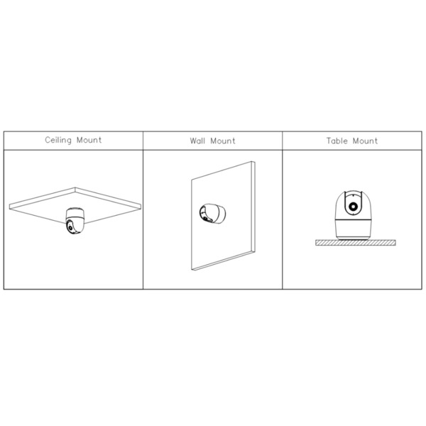 Dahua IPC-H4A Cubo PT IP H265 4M DN IR10m 3.6mm WiFi Audio SD 5V MIC (5)