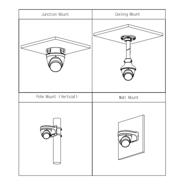 Dahua IPC-HDW2241T-ZS MiniDomo IP H265 2M DN WDR 3DNR Starlight IR40m 2.7-13.5VFM IP67 PoE SD MIC AI (2)