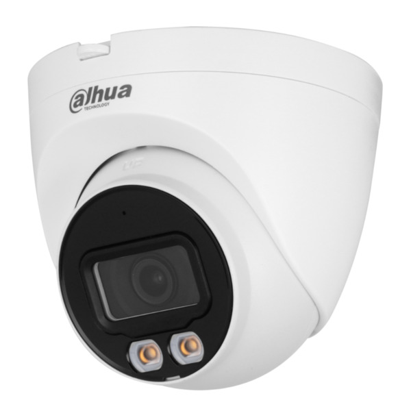 Dahua IPC-HDW2249T-S-LED-0280B MiniDomo IP H265 2M FULL COLOR WDR LED30m 2.8mm IP67 PoE SD MIC AI