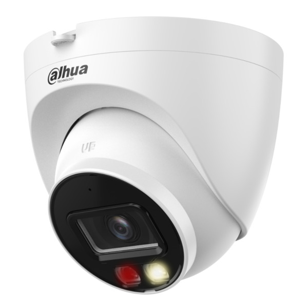 Dahua IPC-HDW2449T-S-IL MiniDomo IP 4M H265 FULL COLOR WDR IVS SMD Iluminación Dual LED30m/IR30m 2.8mm IP67 PoE MIC AI