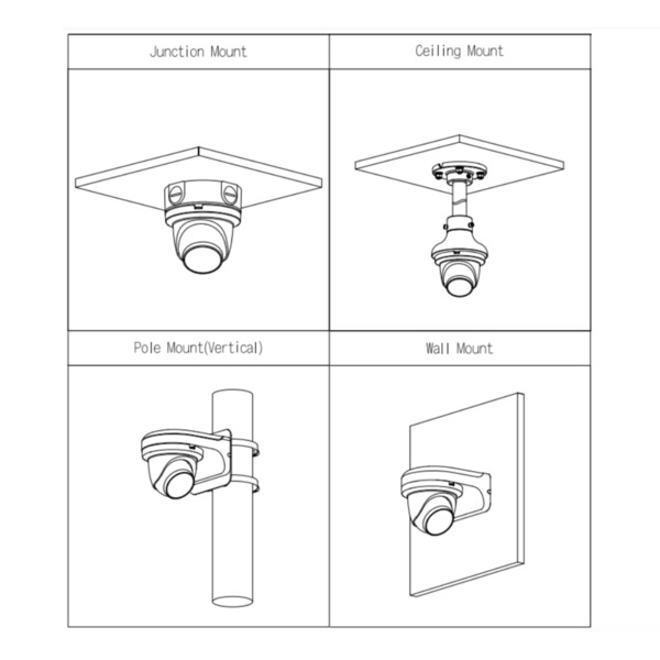 Dahua IPC-HDW2449TM-S-IL-0280B MiniDomo IP 4M H265 FULL COLOR WDR IVS SMD Iluminación Dual LED30m/IR30m 2.8mm IP67 PoE MIC AI (2)