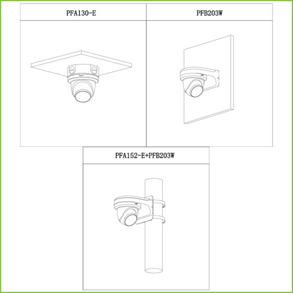Dahua IPC-HDW3241TM-AS MiniDomo IP H265 AI 2M DN SMART WDR Starlight IVS SMD IR50m 2.8mm IP67 PoE SD MIC (2)