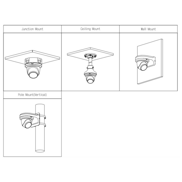Dahua IPC-HDW3249TM-AS-LED-0280B MiniDomo IP H265 2M FULL COLOR WDR LED30m 2.8mm IP67 PoE SD MIC AI (2)