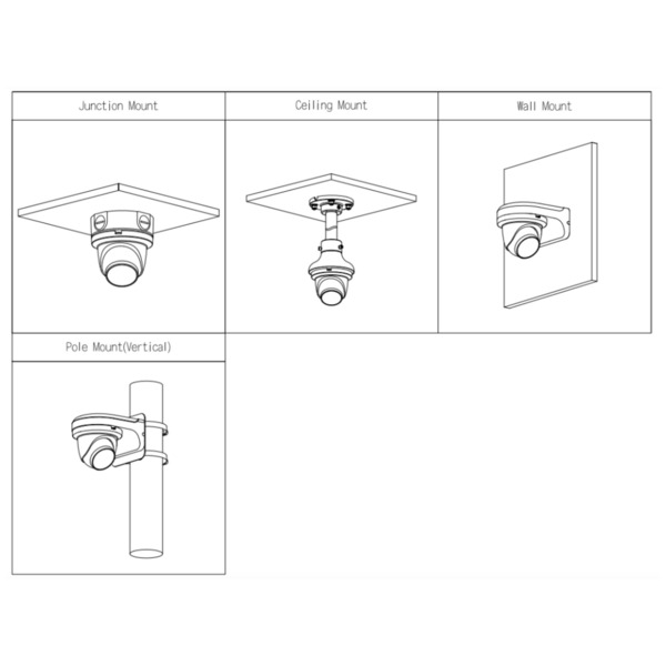 Dahua IPC-HDW5442TM-ASE-0280B-S3 MiniDomo IP H265 4M DN WDR140dB Deeplight IR50m 2.8mm IP67 PoE MIC AI (2)