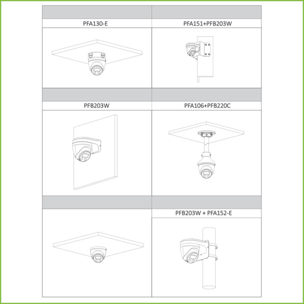 Dahua IPC-HDW5442TM-ASE MiniDomo IP H265 AI 4M DN WDR140dB Starlight+ IR50m 2.8mm IP67 PoE MIC (2)