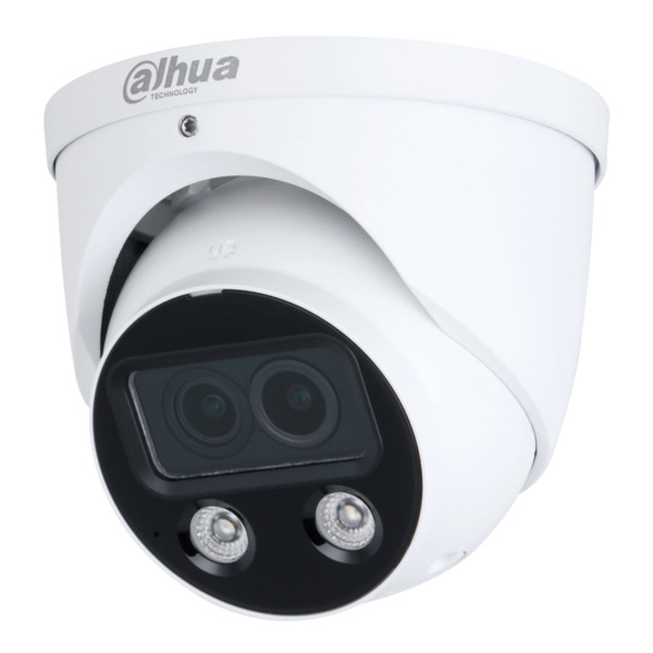 Dahua IPC-HDW5449H-ASE-D2 MiniDomo IP H265 4M DUAL-LENS FULL COLOR 2.0 dWDR Starlight IR50m/2LED 2.8mm IP67 ePoE AUDIO MIC E/S A