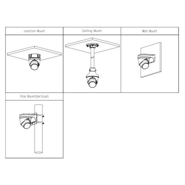 Dahua IPC-HDW5849H-ASE-LED-0280B-S2 MiniDomo IP H265 8M FULL COLOR WDR140dB 2LED50m 2.8mm IP67 ePoE AUDIO MIC E/S AI (2)
