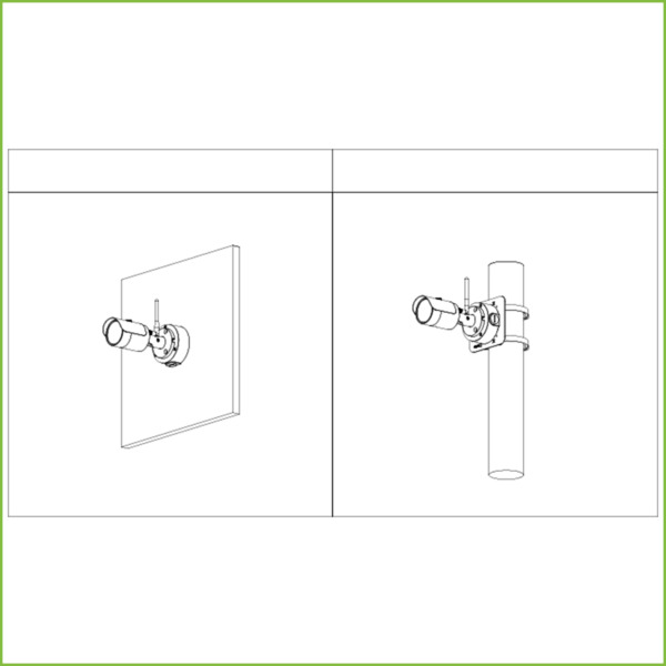 Dahua IPC-HFW1235S-W-0360B-S2 Tubular IP H265 2M DN dWDR 3DNR IR30m 3.6mm IP67 WiFi (2)