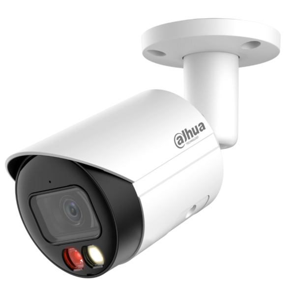 Dahua IPC-HFW2249S-S-IL Tubular IP 2M H265 FULL COLOR WDR IVS SMD Iluminación Dual LED30m/IR30m 2.8mm IP67 PoE MIC AI (1)