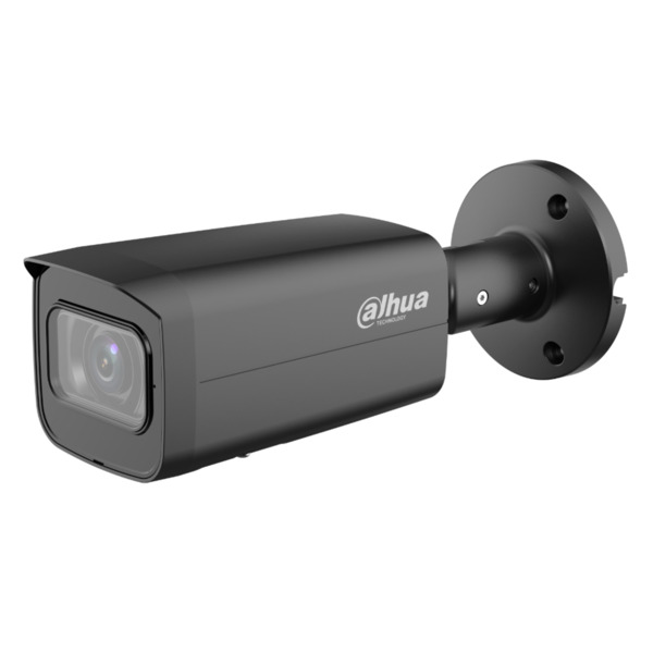 Dahua IPC-HFW2441T-ZS-B Tubular IP H265 4M WDR Starlight IR60m 2.7-13.5VFM IP67 PoE SD MIC AI Color Negro