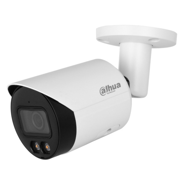 Dahua IPC-HFW2449S-S-LED-0360B Tubular IP 4M H265 FULL COLOR WDR LED30m 3.6mm IP67 PoE MIC AI (1)
