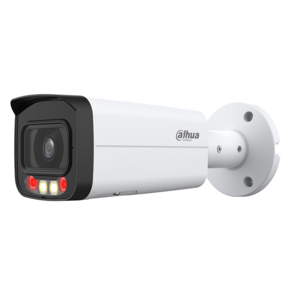 Dahua IPC-HFW2449T-AS-IL-0360B Tubular IP 4M H265 FULL COLOR WDR Iluminación Dual LED50m/IR60m 3.6mm IP67 PoE AUDIO MIC E/S AI