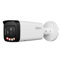 Dahua IPC-HFW2449T-ZAS-IL Tubular IP 4M H265 FULL COLOR WDR Iluminación Dual LED60m/IR60m 2.7-13.5mm IP67 PoE AUDIO MIC E/S AI