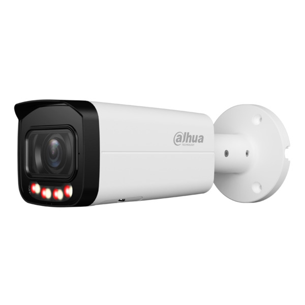Dahua IPC-HFW2449T-ZAS-IL Tubular IP 4M H265 FULL COLOR WDR Iluminación Dual LED60m/IR60m 2.7-13.5mm IP67 PoE AUDIO MIC E/S AI