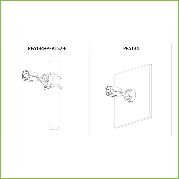 Dahua IPC-HFW3549E-AS-LED-0360B Tubular IP H265 5M FULL COLOR WDR IVS SMD LED30m 3.6mm IP67 PoE SD MIC AUDIO E/S AI (2)