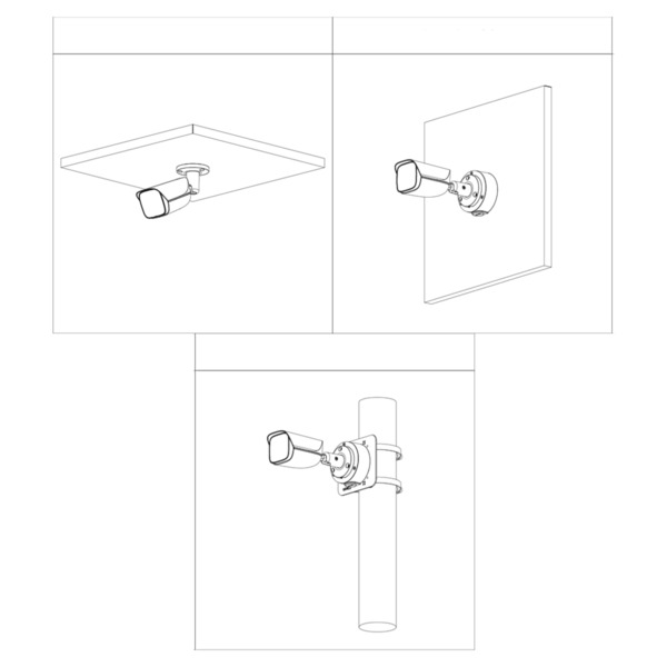 Dahua IPC-HFW3841E-AS-0360B-S2 Tubular IP H265 8M WDR Starlight IR30m 3.6mm IP67 PoE SD AUDIO MIC E/S AI (3)