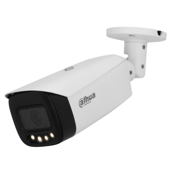 Dahua IPC-HFW5449T1-ZE-LED Tubular IP H265 4M FULL COLOR 2.0 WDR140dB Starlight LED70m 2.7-12VFM IP67 ePoE SD AUDIO MIC E/S AI (1)
