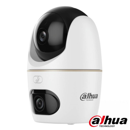Comprar Dahua IPC-HPT1339DD-STW-3E2 Cubo PT IP DUAL-LENS H265 3M+3M DN LED30m/IR30m 3.6mm SD 5V MIC/Altavoz WiFi