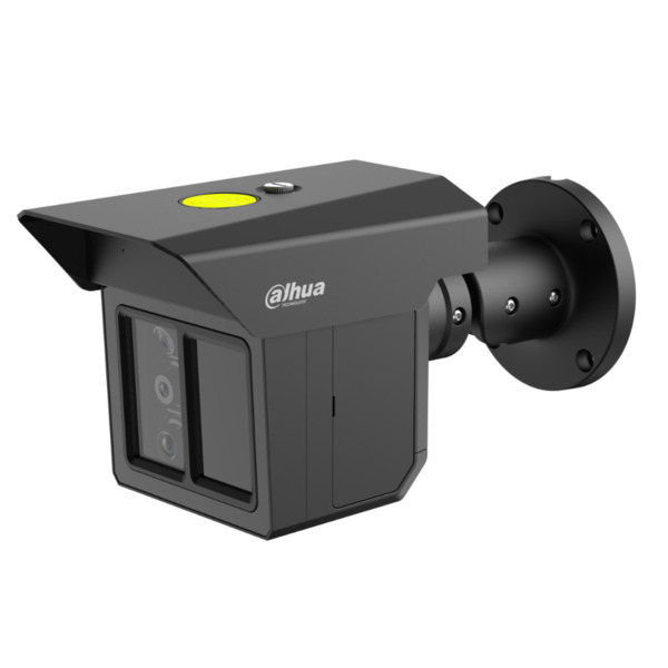 Dahua IPC-MFW5241T2-E3-ASE-B Tubular IP H265 3x2M TRIPLE-LENS 3.6/12/25mm para protección perimetral 8IR100m IP67 IK10 ePoE AUDI