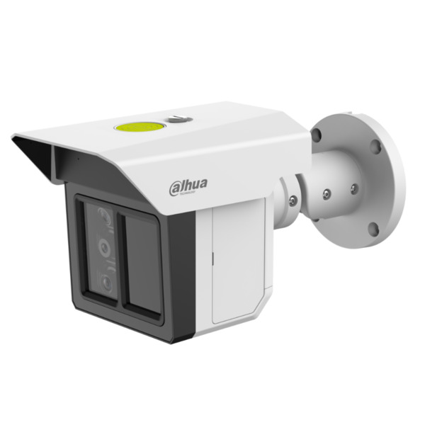 Dahua IPC-MFW5241T2-E3-ASE Tubular IP H265 3x2M TRIPLE-LENS 3.6/12/25mm para protección perimetral 8IR100m IP67 IK10 ePoE AUDIO