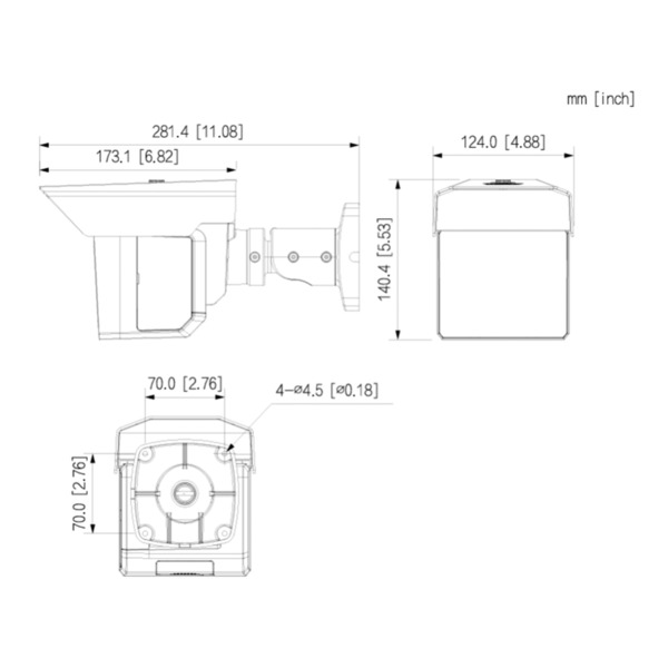 Dahua IPC-MFW5241T2-E3-ASE-V2 Tubular IP H265 3x2M TRIPLE-LENS 3.6/12/25mm para protección perimetral 8IR100m IP67 IK10 ePoE AUD (2)