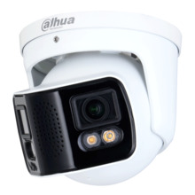Dahua IPC-PDW5849-A180-E2-ASTE Domo IP H265 2x4M DUAL-LENS SPLICING FULL COLOR WDR140dB Starlight IR40m 3.6mm IP67 ePoE SD AUDIO