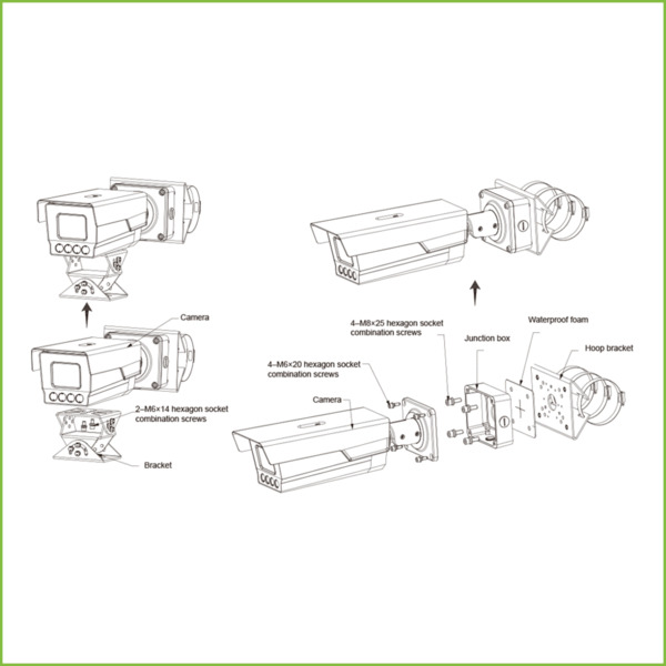 Dahua ITC431-RW1F-IRL8 Tubular IP ANPR H265 4MP 4IR830nm 10-50VFM IP67 IK10 PoE AUDIO E/S AI (2)